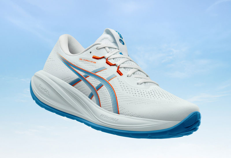 アシックスからやわらかい接地感と適度な反発性を備えたランニングシューズ「GEL-CUMULUS 28」が登場！
