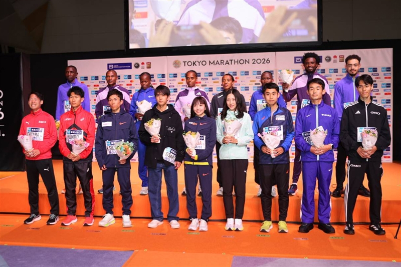 日本記録保持者・大迫傑「ベストを尽くして」プロ初マラソンの鈴木健吾「良いスタートを」 初開催ファンミーティング／東京マラソン
