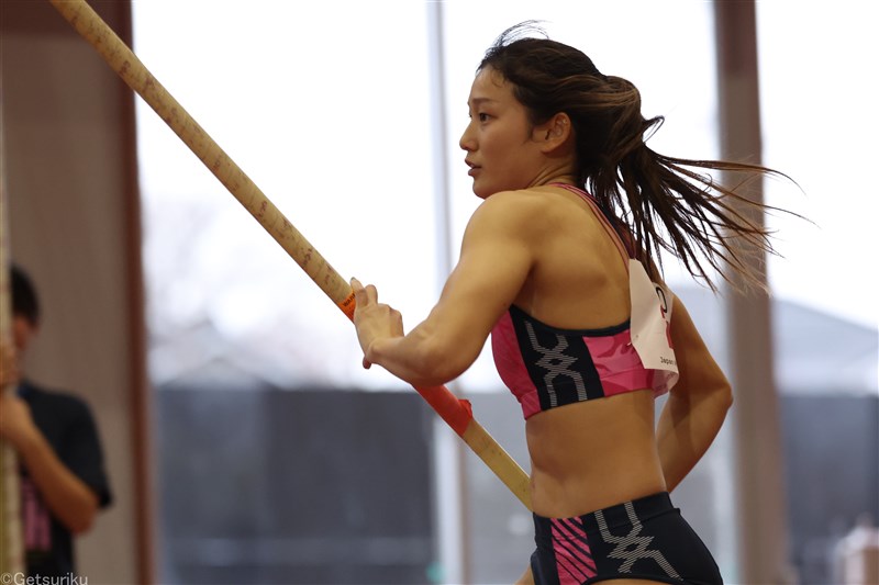 初実施の女子棒高跳は大坂谷明里が制す 今季は自己ベストを更新しアジア大会派遣記録に挑戦／JAG大崎