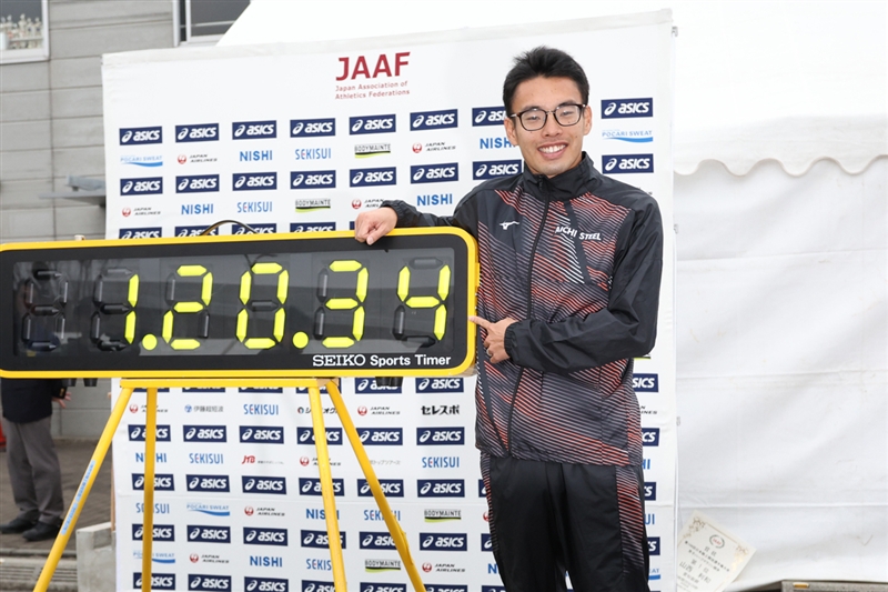 山西利和が2年連続世界新！「ホッとしています」歩型や調整で不安も貫禄示してアジア大会内定／日本選手権ハーフ競歩