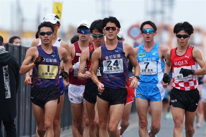 山西利和が2年連続世界記録V！2位・吉川絢斗ら4位まで世界記録基準上回る超高速バトル／日本選手権ハーフ競歩