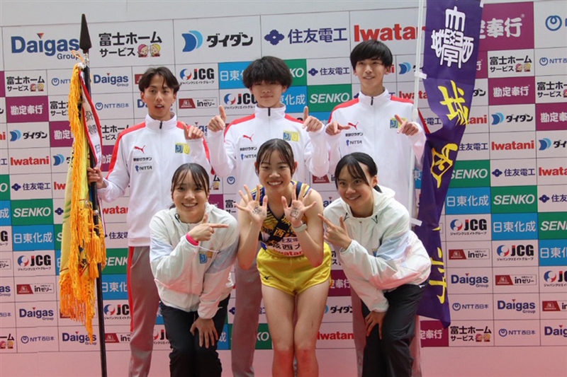 城西大がオール区間賞の完全V！大場崇義「スパートに自信あった」本間香「楽しく走れた」／大学男女混合駅伝