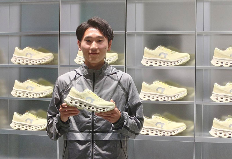 Onの新作モデル「Cloudmonster 3」が世界に先駆け、⽇本先⾏発売！ 日本長距離界のホープ・篠原倖太朗も絶賛