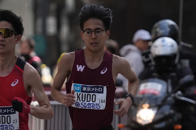 早大・工藤慎作が初マラソンで粘りの走り 終盤まで日本人トップ争い／東京マラソン