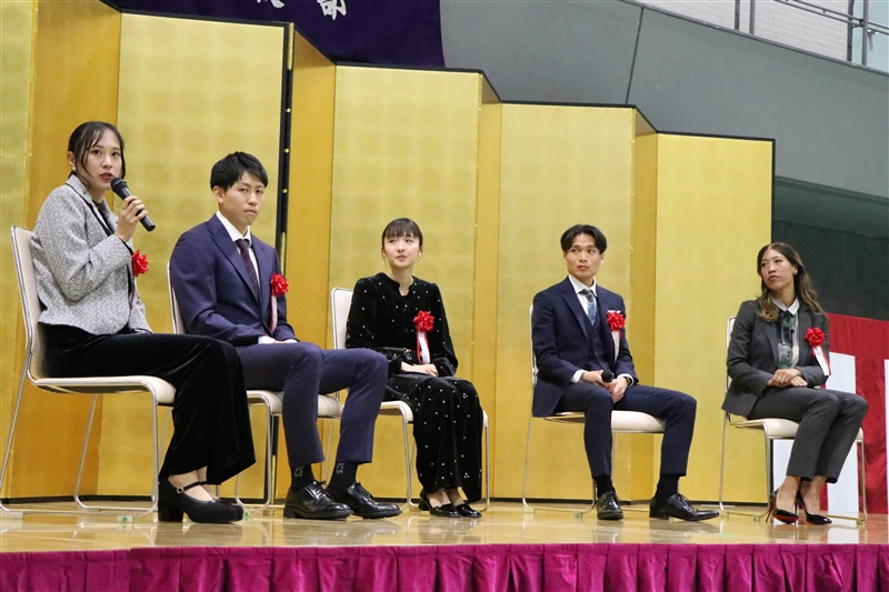 齋藤みう「アジア大会でメダルを」細田あい、池田耀平らが母校・日体大100周年でトークショー