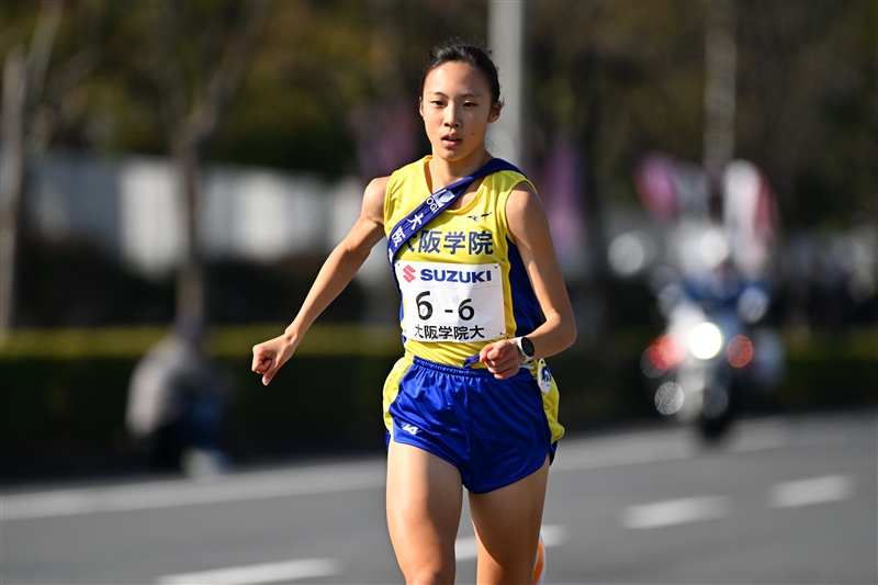大阪学大・山田祐実が1時間11分26秒V まつえレディースとW制覇／日本学生女子ハーフマラソン