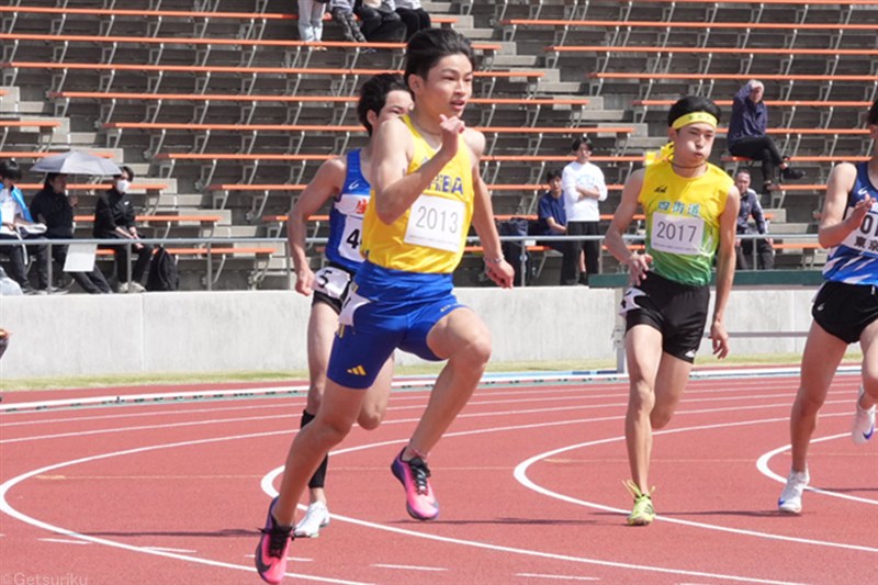 男子200m・永丘琉人が中2歴代6位の22秒10 栃木と山梨で中学生アスリートが始動