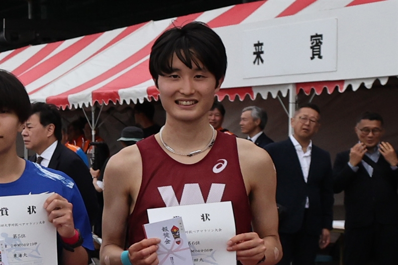 早大・小平敦之が1部4位 駅伝主将として「点を取らないといけないプレッシャーがあった」／関東ICハーフ