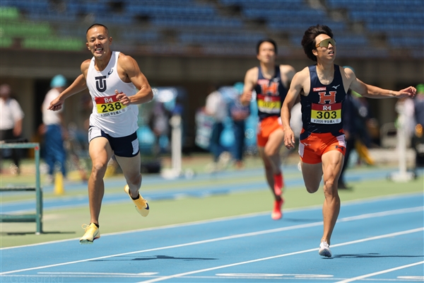 男子400mH・栁田聖人が49秒85でV 初のタイトル「少しは恩返しになった」／日本学生個人