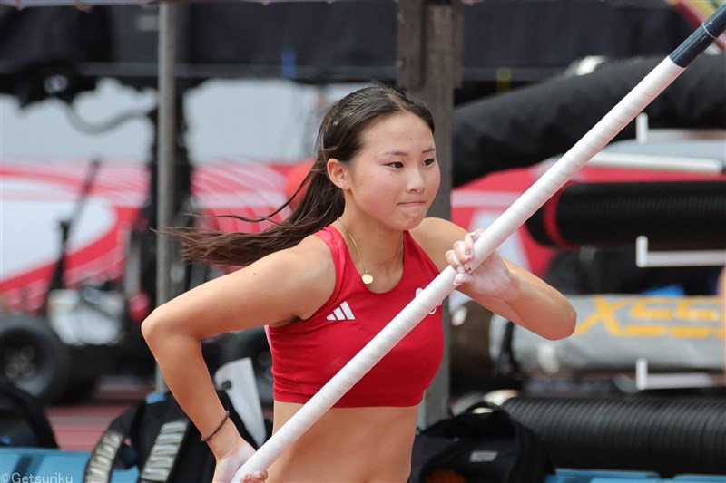 棒高跳で柳川美空が1位 早大短距離勢も出場 マウントサックリレーカレッジの部