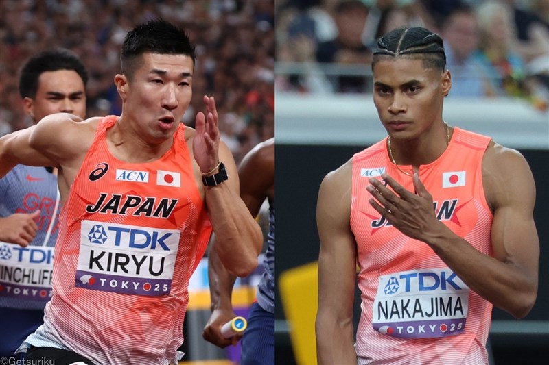 世界リレー日本代表発表!! 男子4×100mに桐生祥秀、栁田大輝、飯塚翔太ら 男子4×400ｍは中島佑気ジョセフ、佐藤拳太郎らがメンバー入り