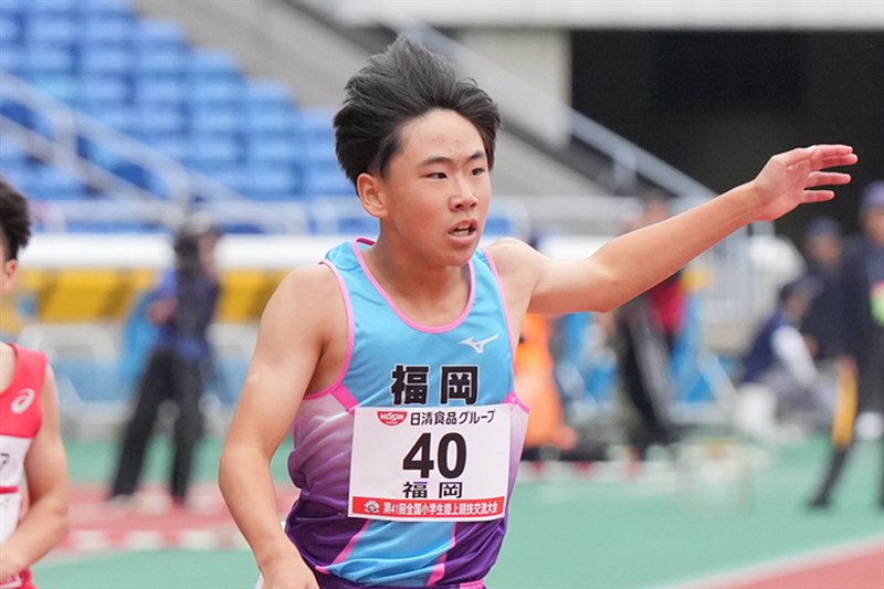 【男子100m】目野惺大（MINTTOKYO・中1福岡）11秒28＝中1歴代4位タイ