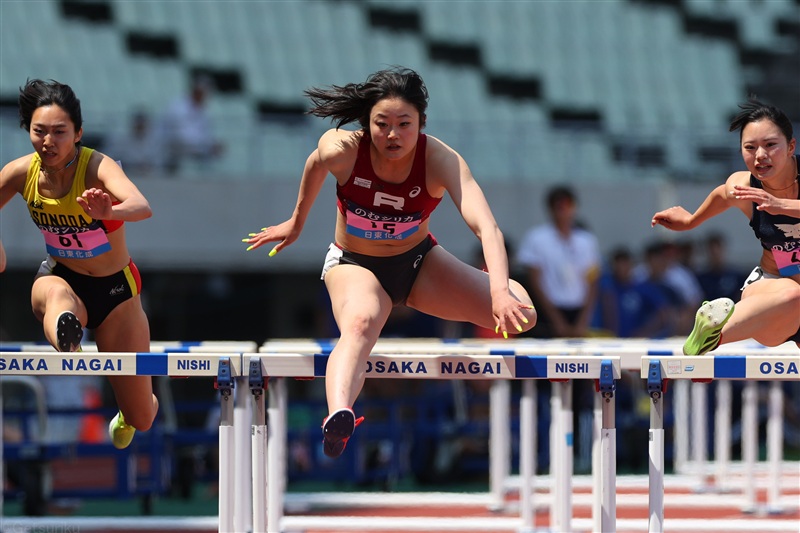 女子100mH・福井有香が13秒23の学生歴代7位！ 男子800mは萬野七樹が大会新V 総合は男女とも立命大／関西IC