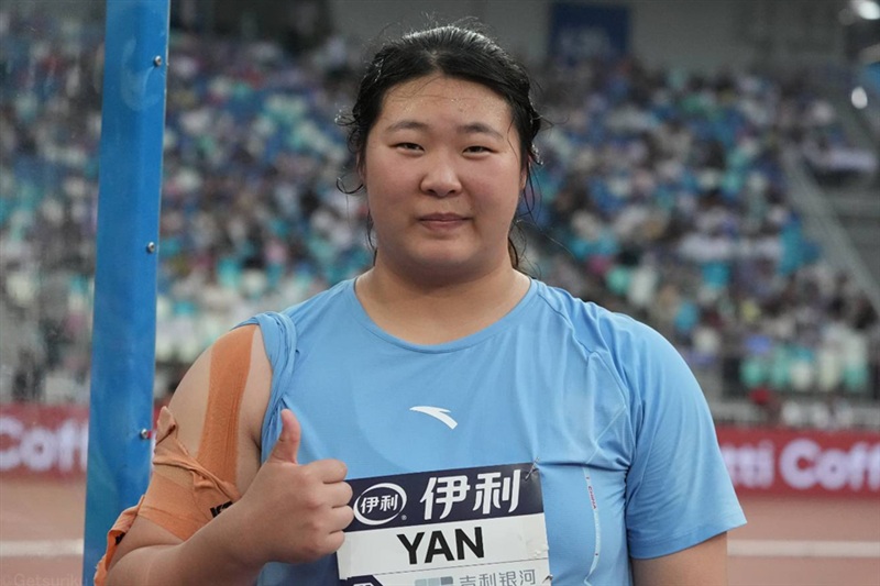 18歳・嚴子怡がやり投世界歴代2位71m74の大アーチ！100mHラッセルは歴代2位12秒14／DL厦門