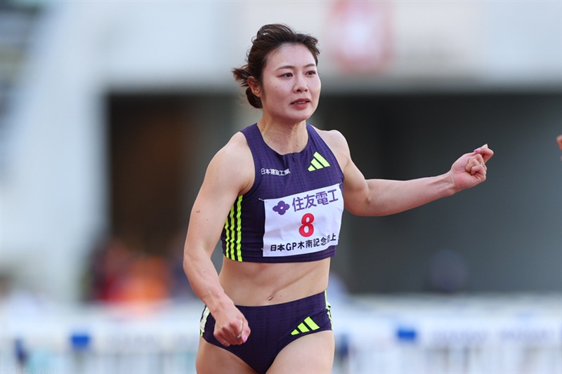 100mH福部真子が12秒90でV「前のままだと猛者と戦えない」とチャレンジ続く 中島ひとみも12秒台／木南記念