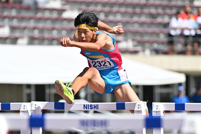 【男子110mH】木村立樹（桜浜3三重） 13秒66＝中学歴代5位タイ
