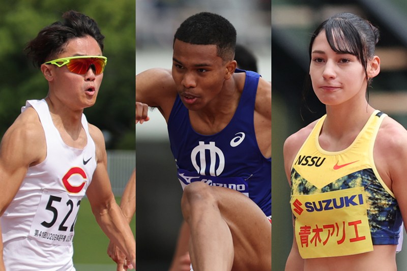 関東インカレエントリー発表！110mH古賀ジェレミー、100m10秒08の小室、青木アリエ3種目