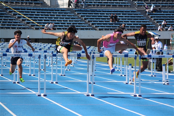 110mH・淺内湧一朗が13秒97でV！ 増田陽太がスプリント2冠 三段跳・酒井珂璃那が大会新／IH東京都大会