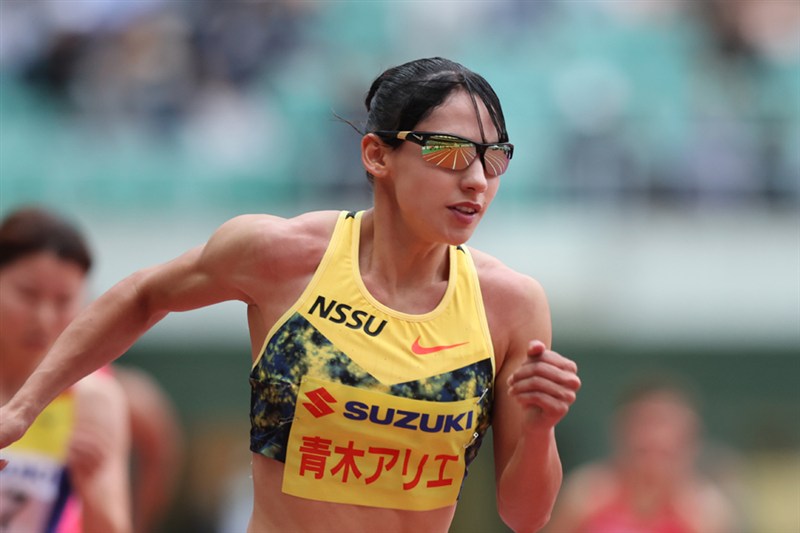 400m青木アリエが53秒60で日本人トップ2位「プライドを持って400mで勝負を」／静岡国際