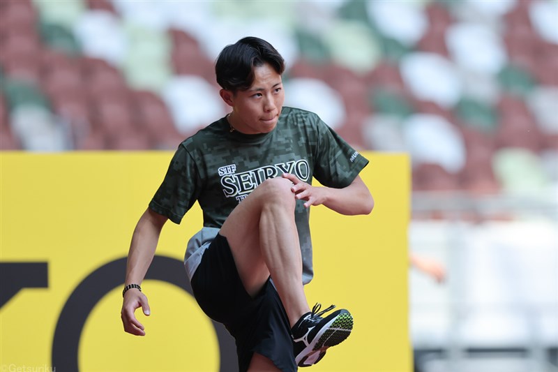 100m・清水空跳が欠場 左脚ハムストリングス痛め「楽しみにしていた大会。悔しいです」／セイコーGGP