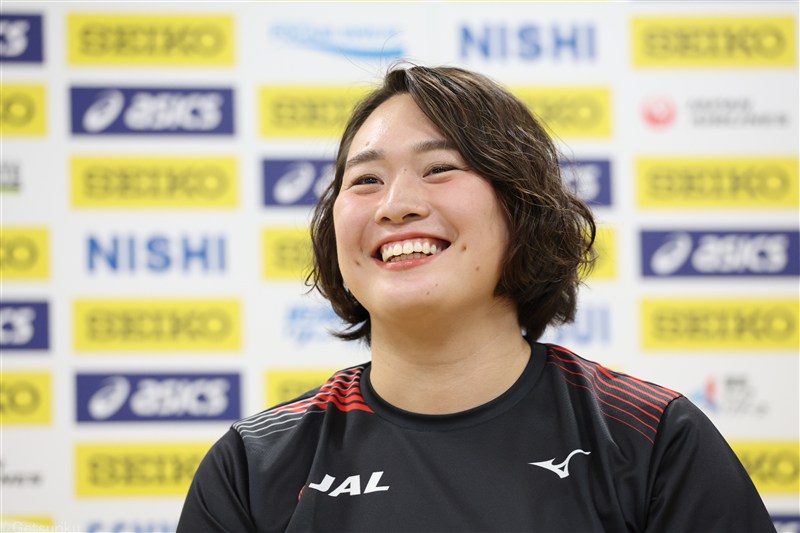 北口榛花が復帰戦「帰ってきたというパフォーマンスしたい」新体制になり「間違い探し楽しんで」／セイコーGGP