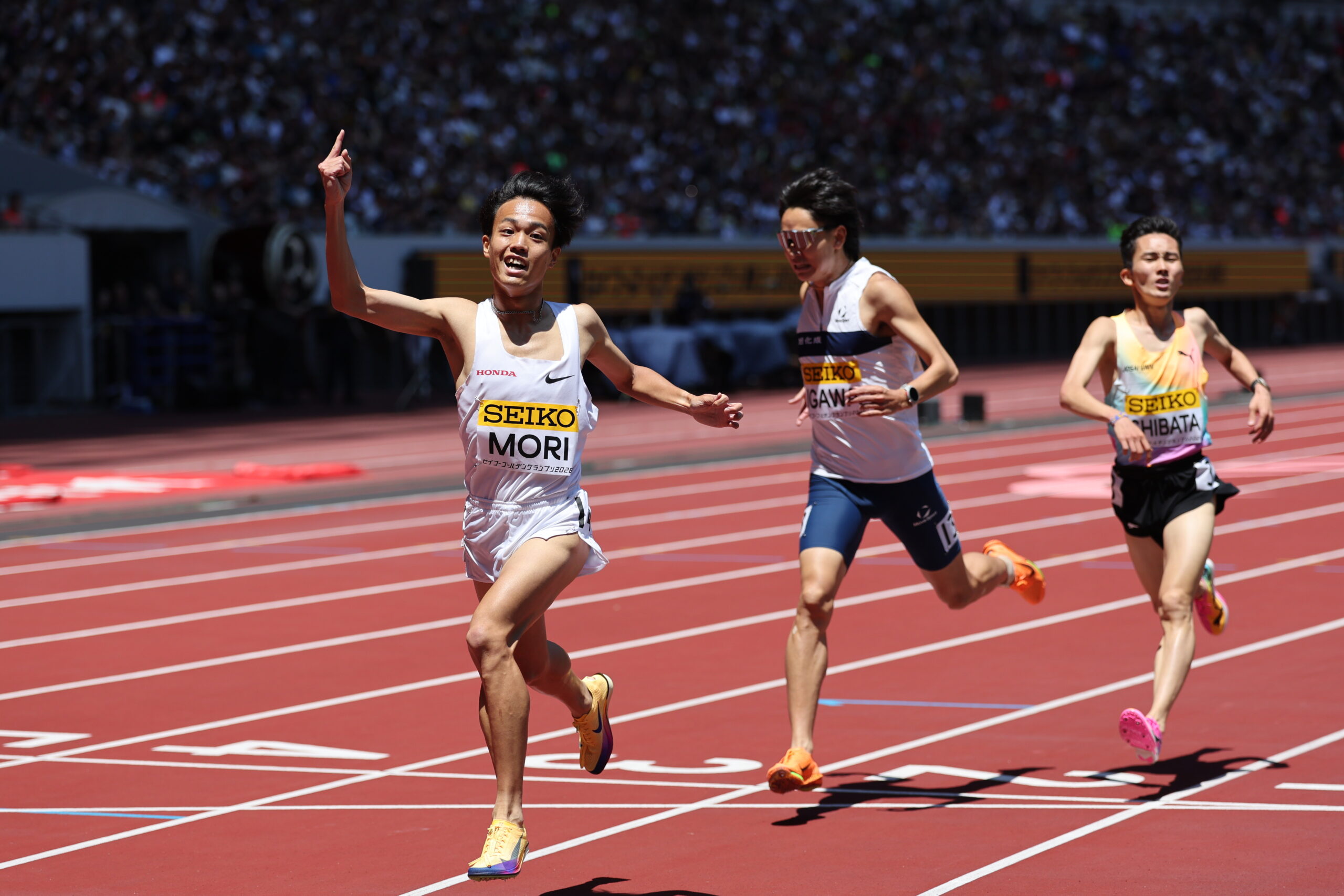 森凪也が3000mで7分38秒98！ 大迫傑の日本記録を12年ぶりに更新／セイコーGGP
