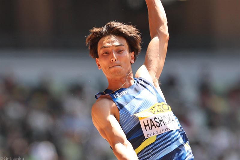 走幅跳・橋岡優輝が8m22でV「まだ身体が完成していない」も今季8m連発で復調／セイコーGGP