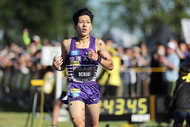 800m落合晃またも日本新!!「静岡より出し切ってない」風が舞うなか1分43秒45／MDC