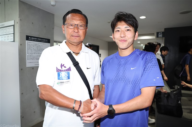 800m落合晃の連続日本新！大八木弘明総監督「ホッとした」日本選手権についても言及