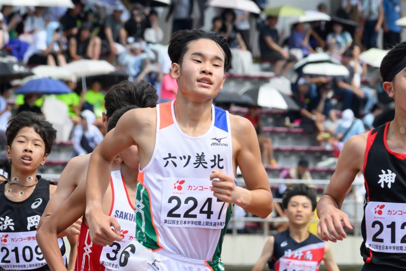 【男子800m】柵木快心（YRC／六ツ美北中3愛知） 1分53秒41＝中学歴代6位