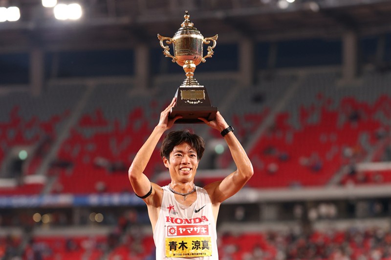 3000m障害・青木涼真が0.03秒差で競り勝つ！ 「また世界と戦うための最初のステップ」／日本選手権