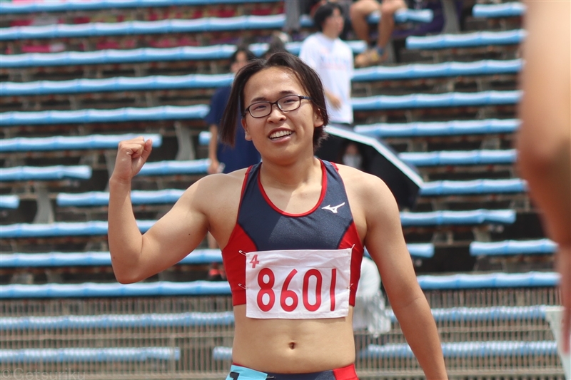 洛南が4×100ｍＲ高校新、マイル大会新Ｖなど躍動！ 女子200m加藤結衣が向かい風で24秒07／IH都府県大会