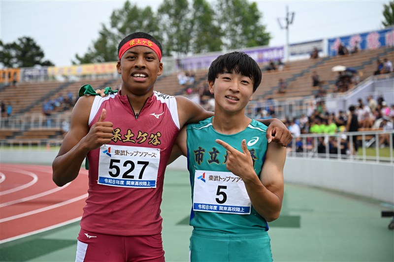 200m・塚本蘭天生が20秒74！サニブラウン超え大会新「高校新も目標に」バログンも200m大会新で2冠／IH南関東