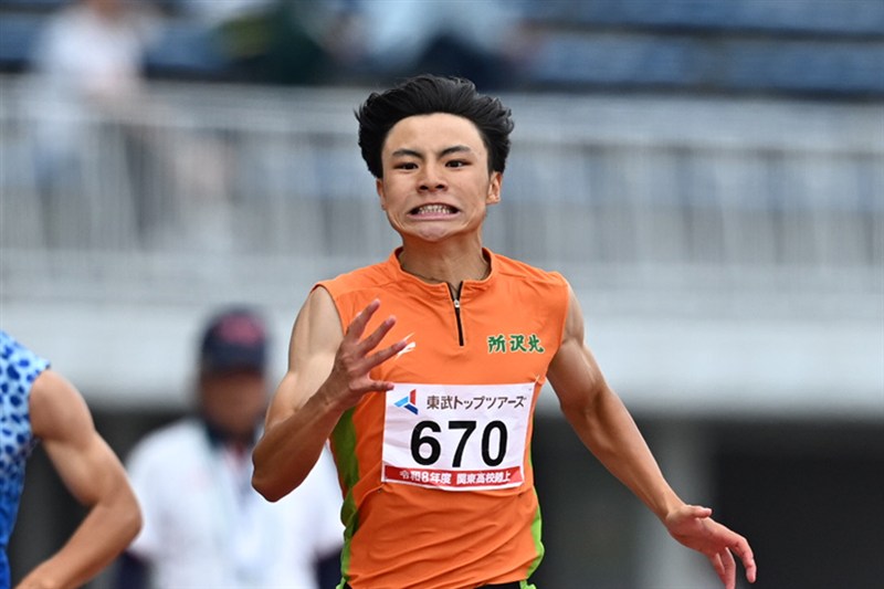 森脇悠翔が200ｍ21秒01の大会新！石原6ⅿ08の大ジャンプ、遠山が200mを制して3冠達成／IH北関東