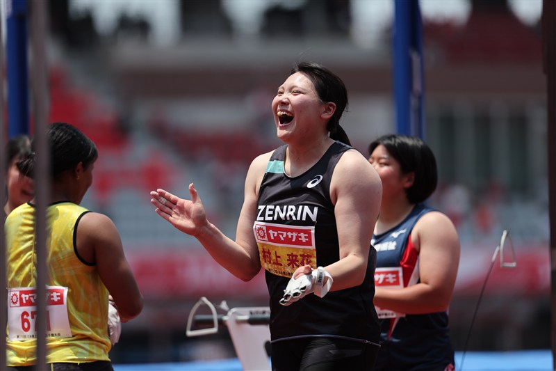 村上来花がハンマー投日本歴代2位の68m18で快投 自身の持つ大会記録更新で2連覇達成／日本選手権