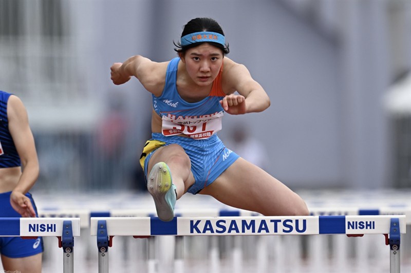 高校記録保持者・石原が100ⅿH快勝で2冠！シェブルチェックが女子中長距離3冠、地元・茨城勢も躍動 ／IH北関東