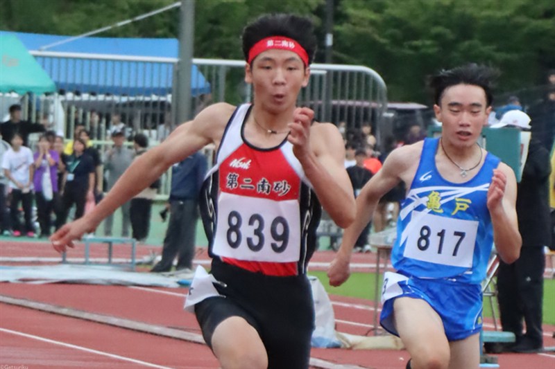 男子100mで中学新！大西凌駆が10秒45マーク、従来の中学記録を0.01秒更新