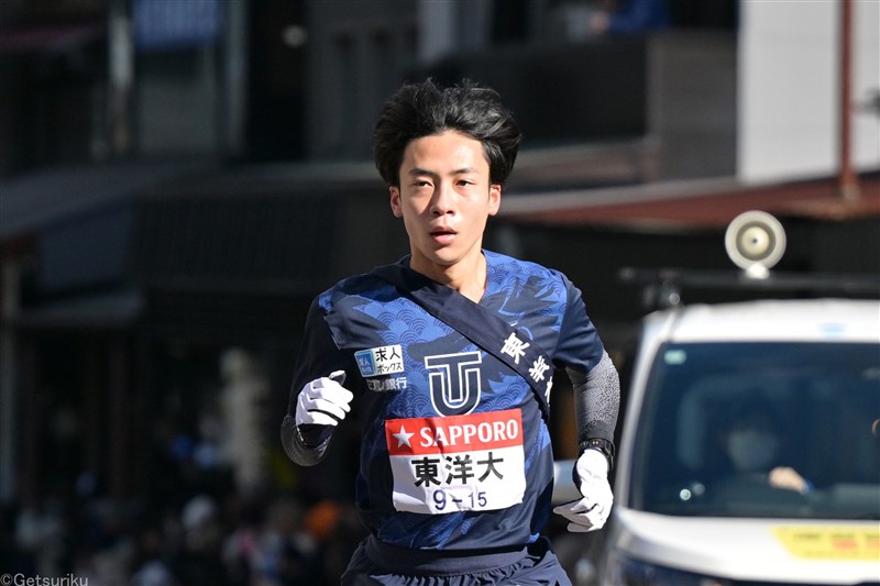 東洋大・宮崎優が1時間2分22秒で自己新V 留学生2選手を抑える 8位に鈴木健吾／士別ハーフ