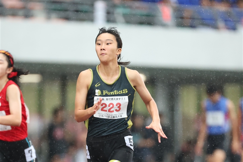 【女子四種競技】新井凛生（ペンタスAC）が中学歴代2位の3280点 100mで中学歴代7位11秒78持つ
