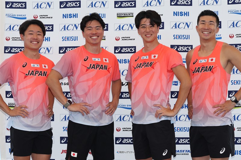 男子4×100ｍR 日本は38秒66で3位 オーバーハンドパス挑戦も記録伸びず／DLロンドン