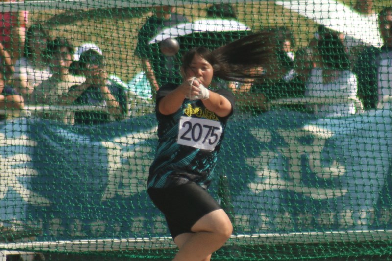【女子ハンマー投】島川夕莉彩（小田原北高3神奈川） 56m87＝高校歴代4位