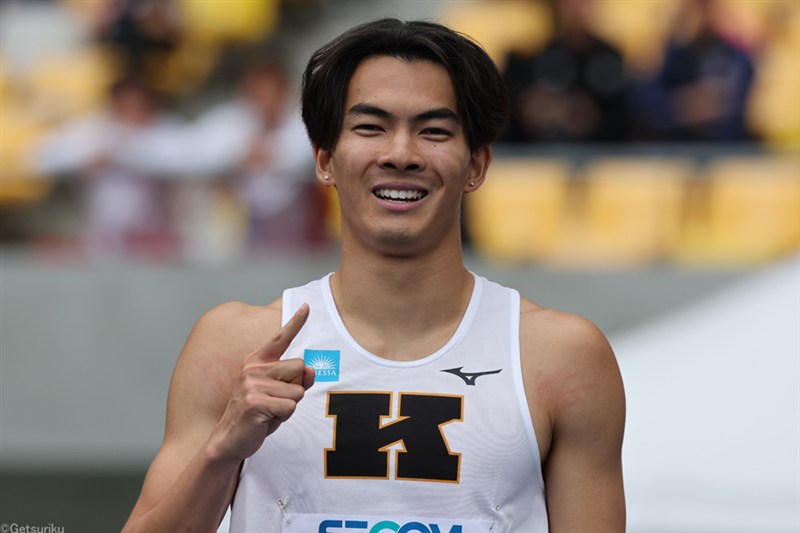 アジア大会200m代表の鵜澤飛羽がケガのため代表辞退 慶大・林明良が代表入り今季飛躍遂げたホープ