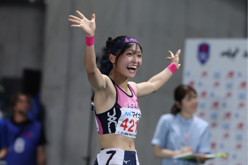 最速女王は吉永優衣！「完全に2着だと思った」も11秒57で熱戦制覇「100mHでは絶対に高校新で優勝を」／滋賀IH