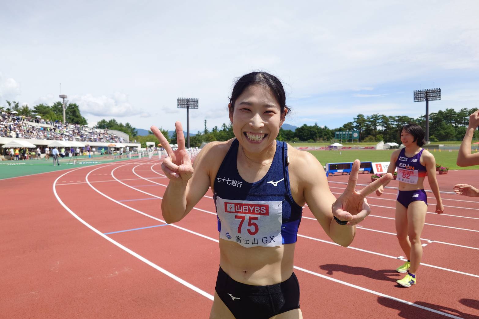 100mH予選で青木益未も12秒68と従来の日本記録上回る／富士北麓ワールドトライアル