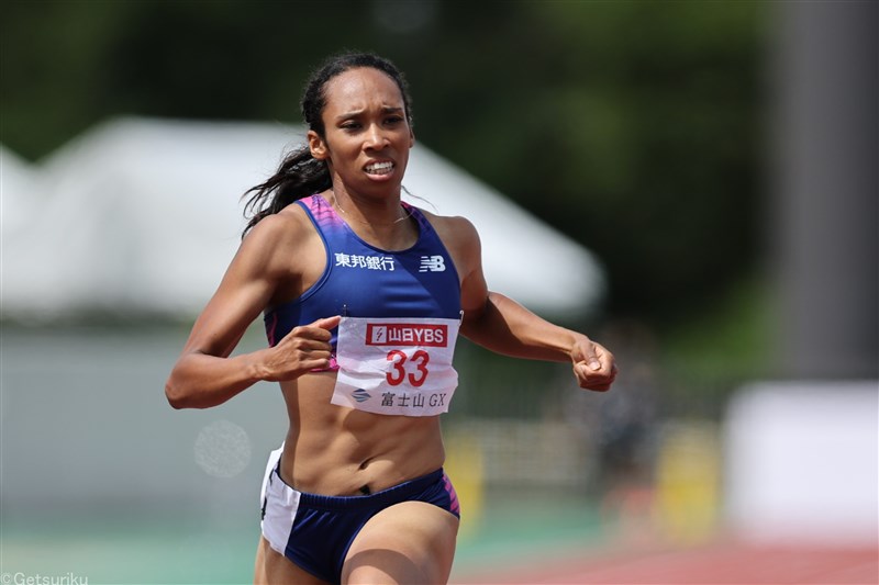 井戸アビゲイル風果200m22秒81！自身の日本記録に肉薄も「タイムにつなげられていない」／富士北麓ワールドトライアル