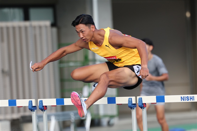 十種競技・丸山優真が110mHで自己新！「アジア大会でもう一度日本記録を」／トワイライトゲームス