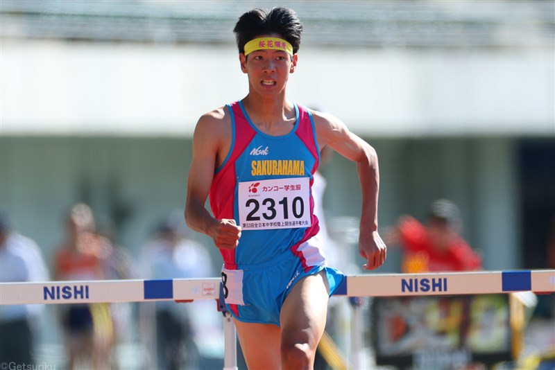 【男子110mH】木村立樹（桜浜3三重） 13秒97＝中学歴代4位（U20規格）