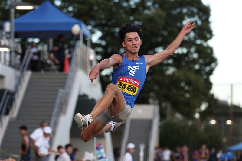 走幅跳・高橋朝陽が7m98!!「いつか跳べる」学生で引退「最後は日本一を」／トワイライトゲームス
