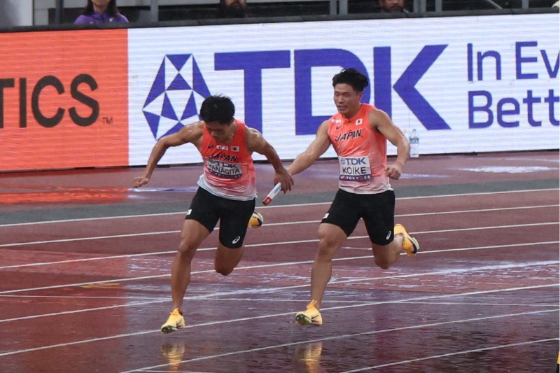 全日本実業団対抗の男子4×100mRに日本チームOP参加 バトンパスの連携アップ図る
