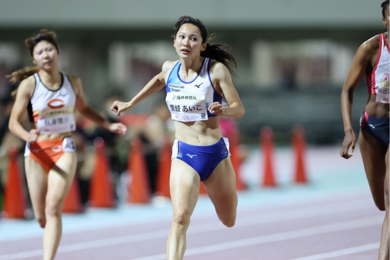 200m壹岐あいこが23秒60でV！日本GP連勝でアジア大会代表の貫禄「代表にふさわしい選手に」／福井ナイトゲームズ